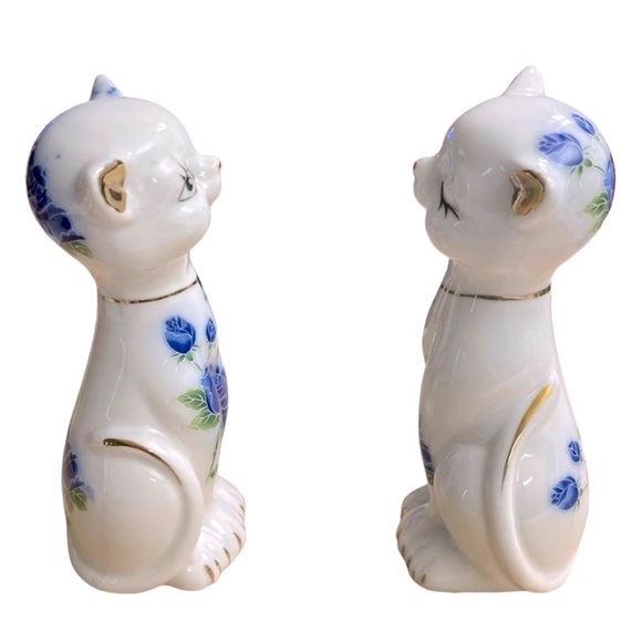 Feng Shui Two White Cats- Hand Crafted and Decorated Fine Chinese Porcelain. - Picture 4 of 7